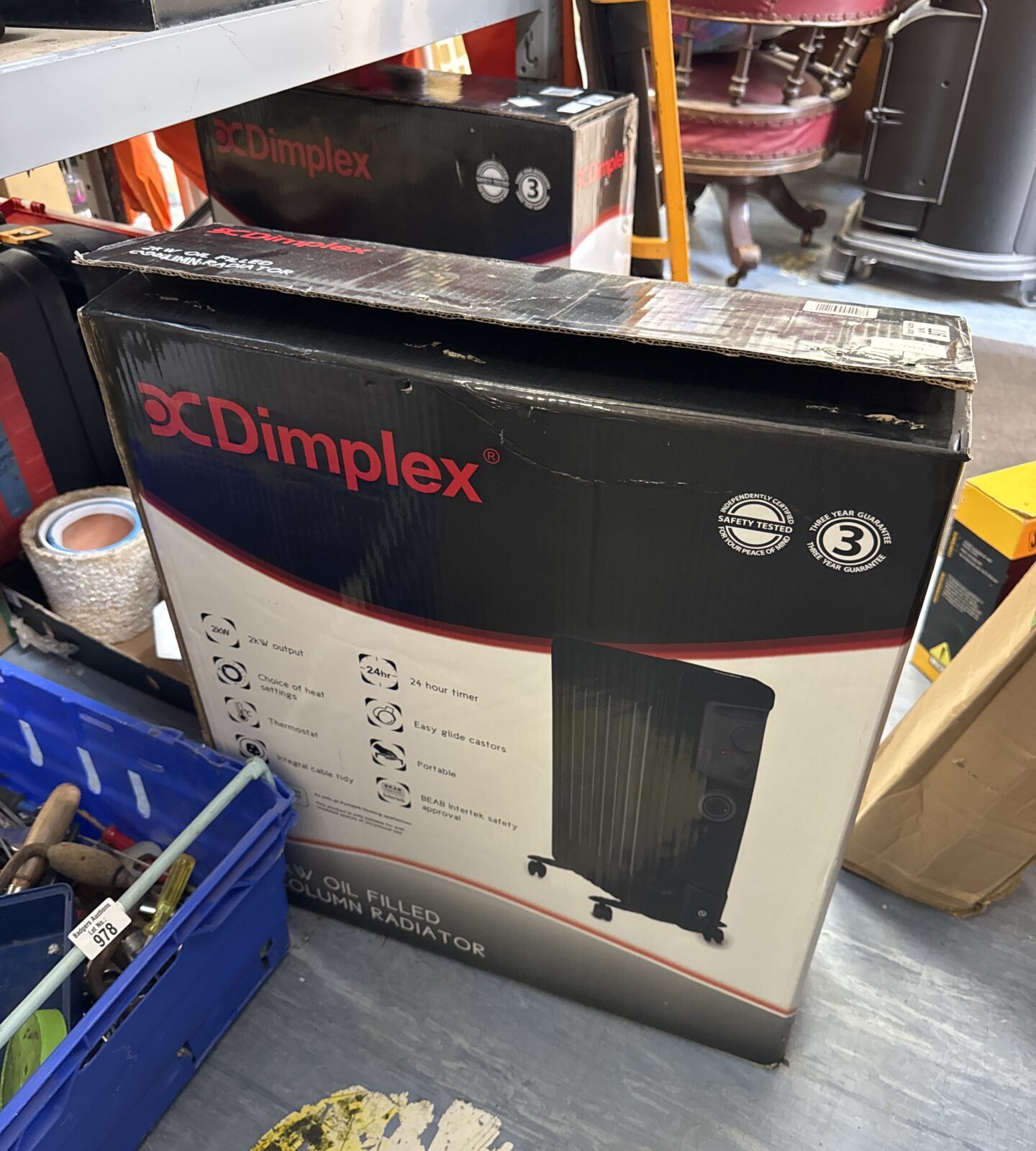 Dimplex 2kw oil filled radiator