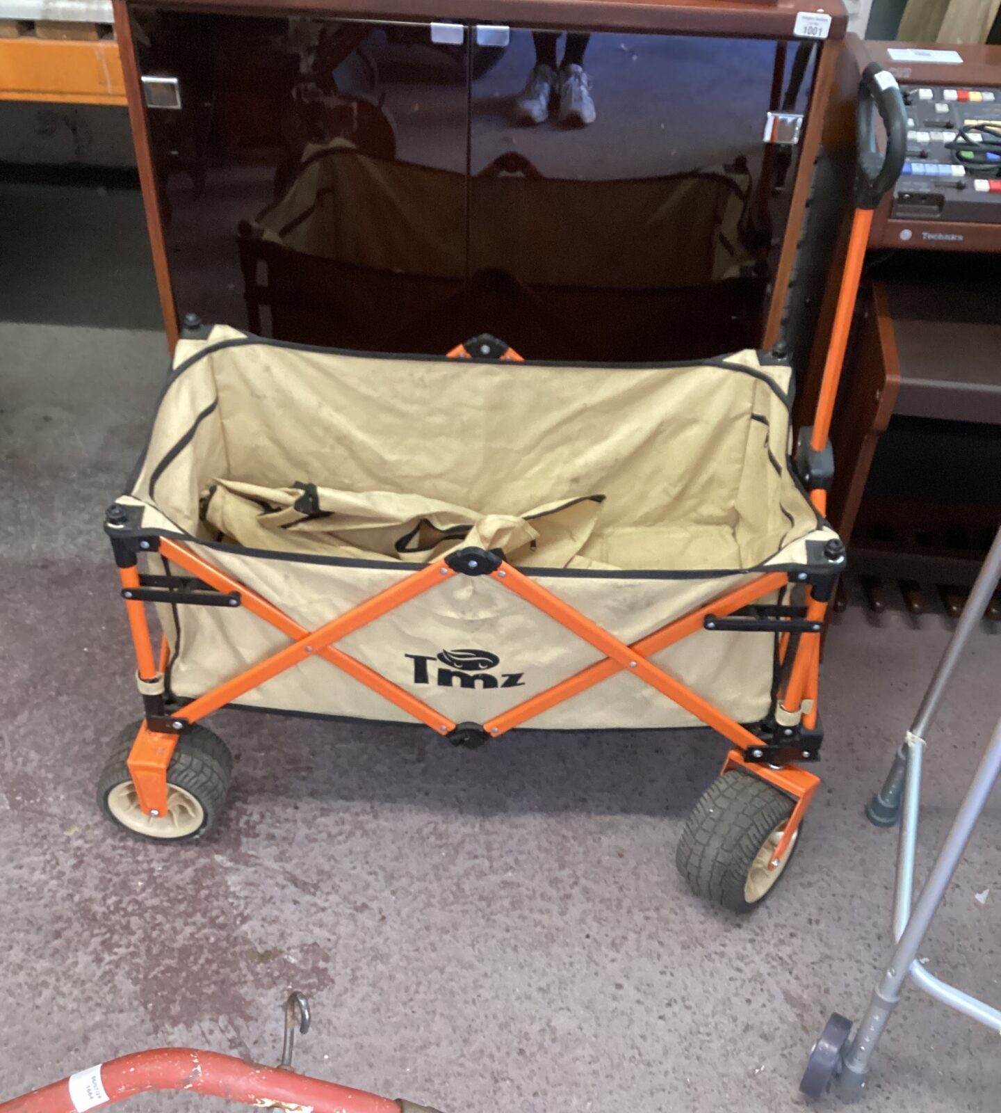 TMZ Folding Garden Cart with cover