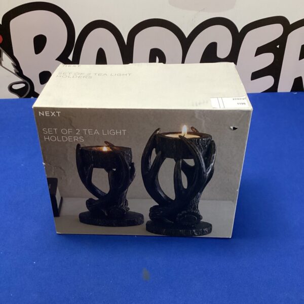 Set of two new tea light holders from next
