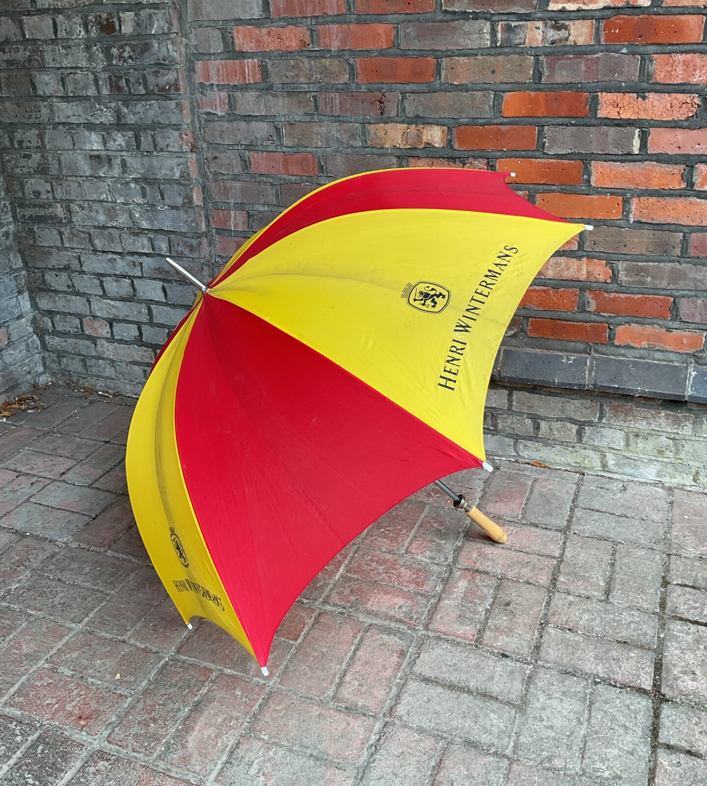 Red & yellow henri wintermans umbrella