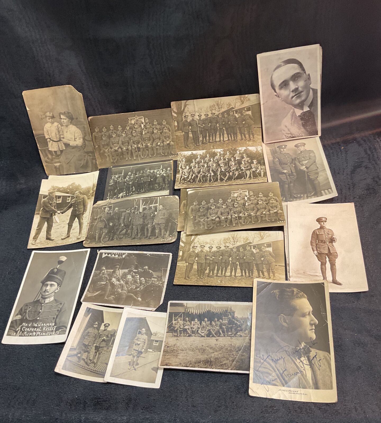 Collection of ww1 Military postcards
