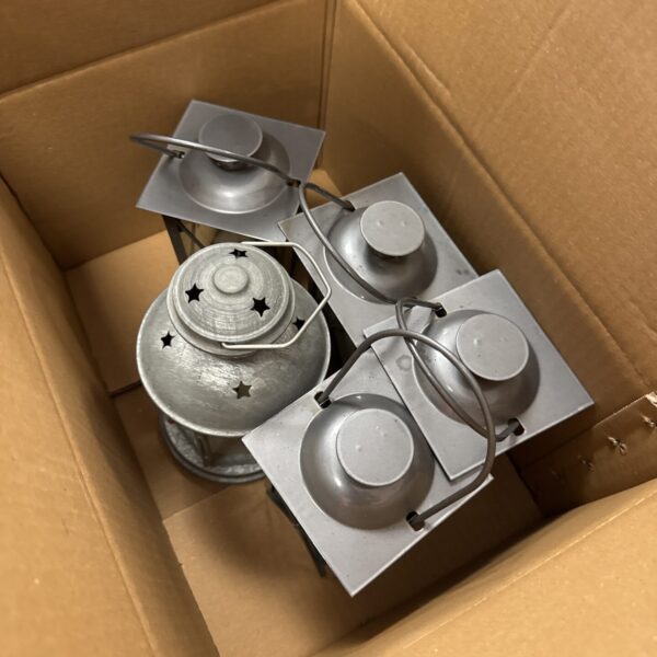 Five tea light lanterns