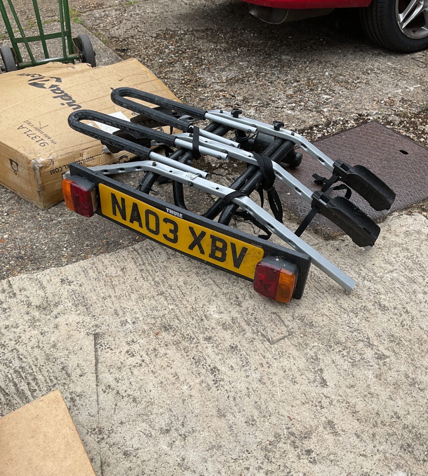 Bike carrying frame
