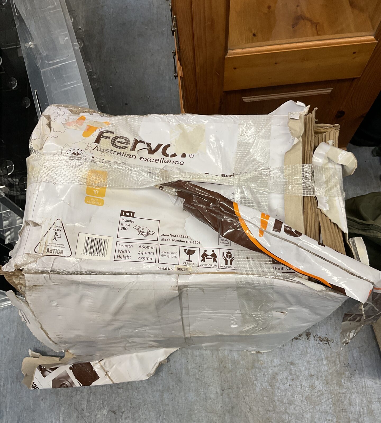 Fervor single burner gas bbq