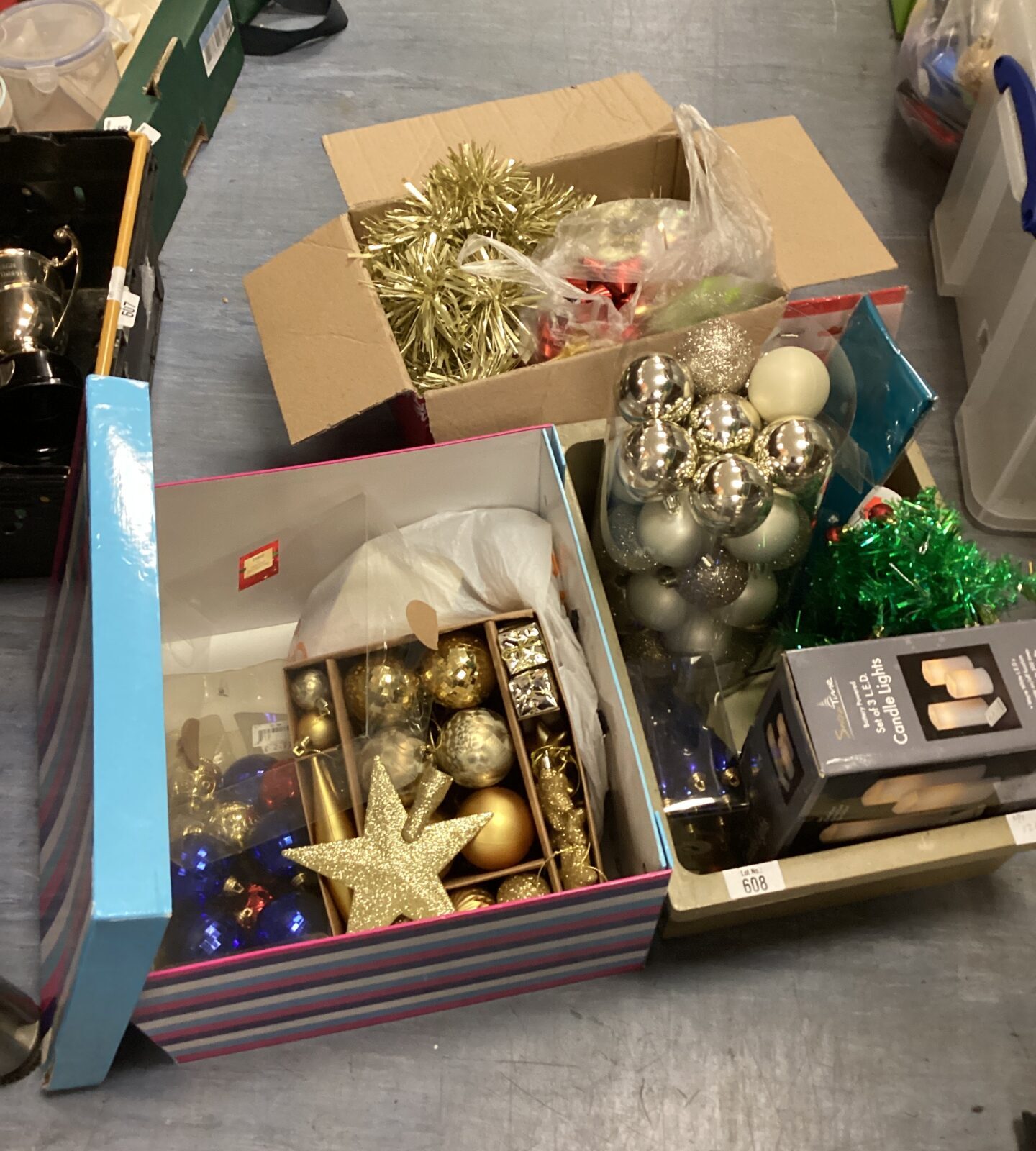 Joblot of Christmas tree decorations