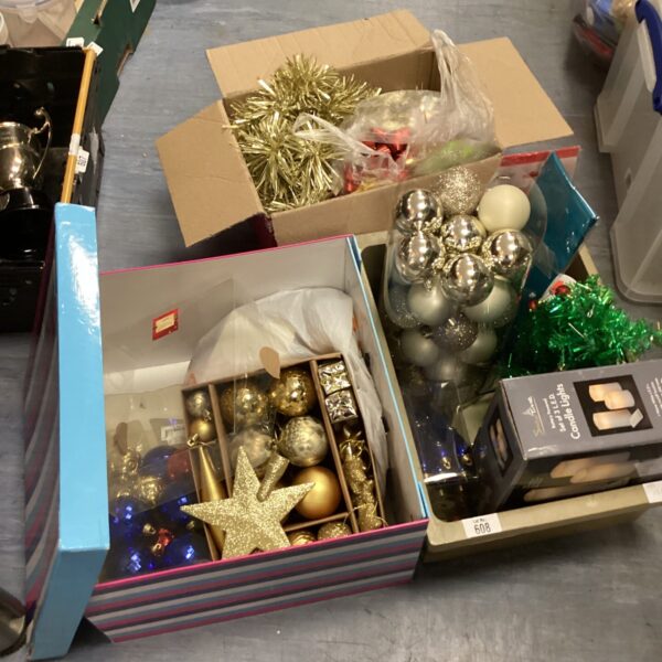 Joblot of Christmas tree decorations