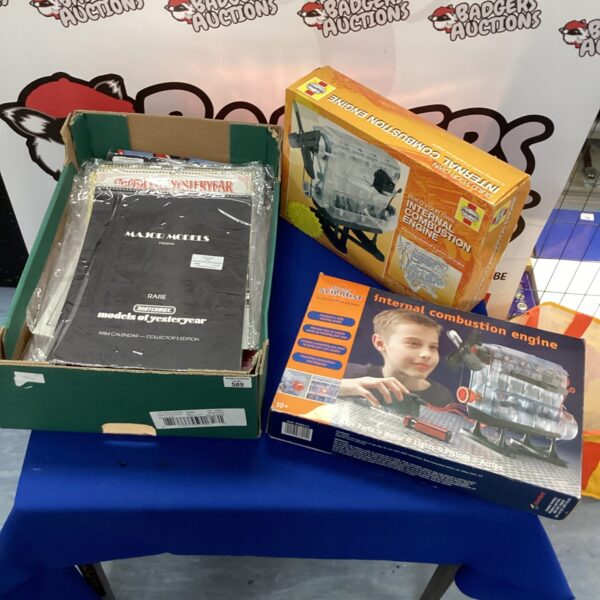 Quantity of new matchbox calendars with two build your own internal combustion engine inc young scientists & haynes