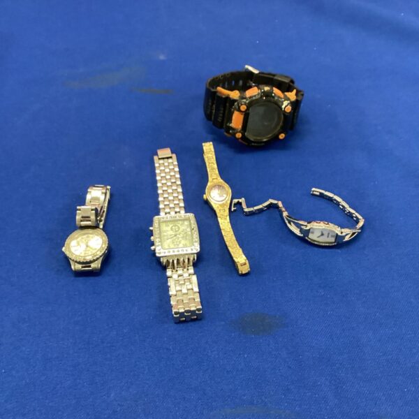 Tub of five assorted wrist watches inc coolboss
