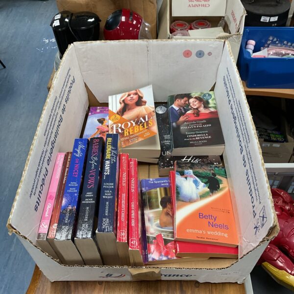 Box of mills & boon paperback books