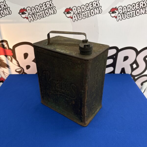 Vintage 1928 dated pratt’s fuel can with benzolene brass cap