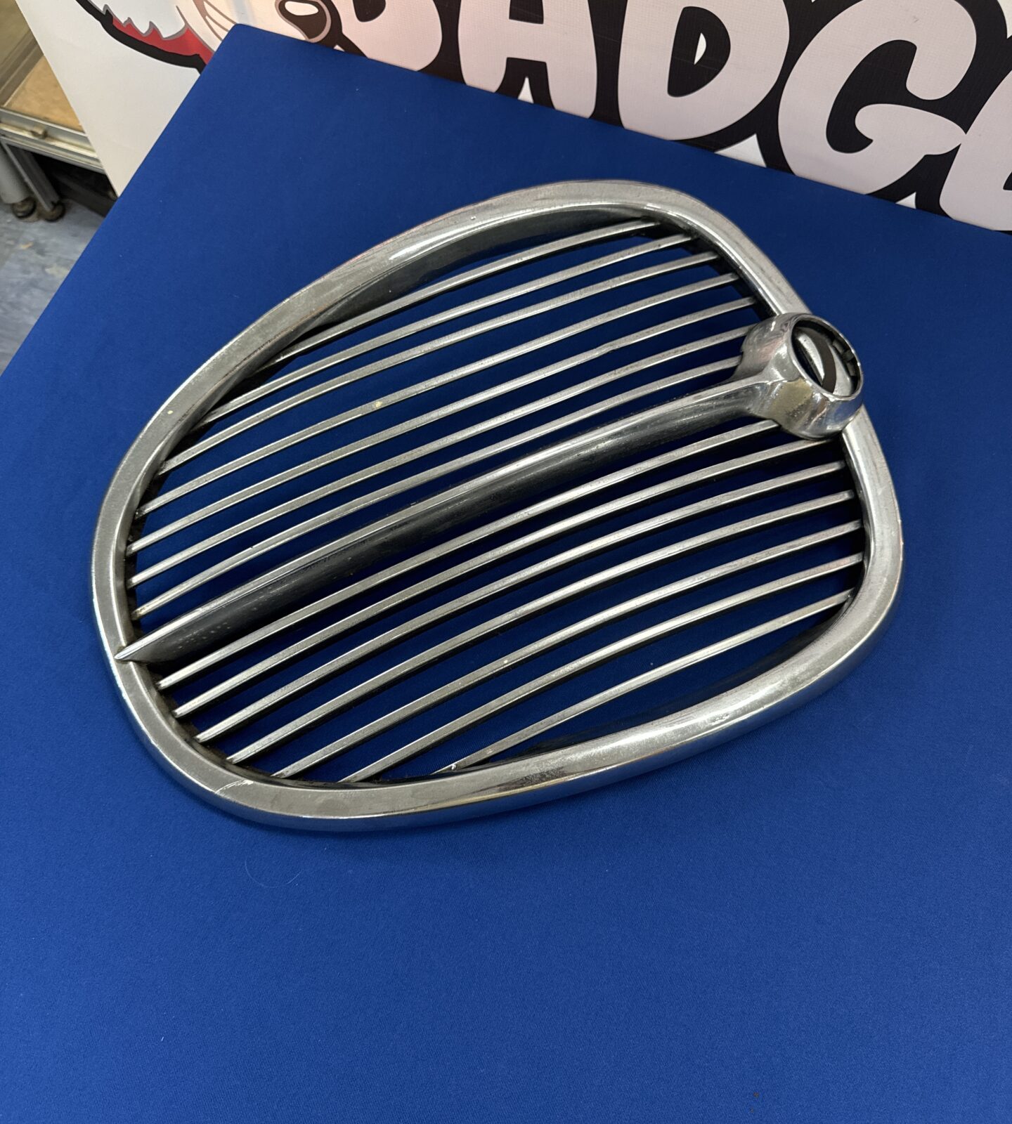 Vintage jaguar 3.8 S 1960s front grille