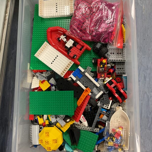 Crate of assorted Lego inc vintage and minifigures