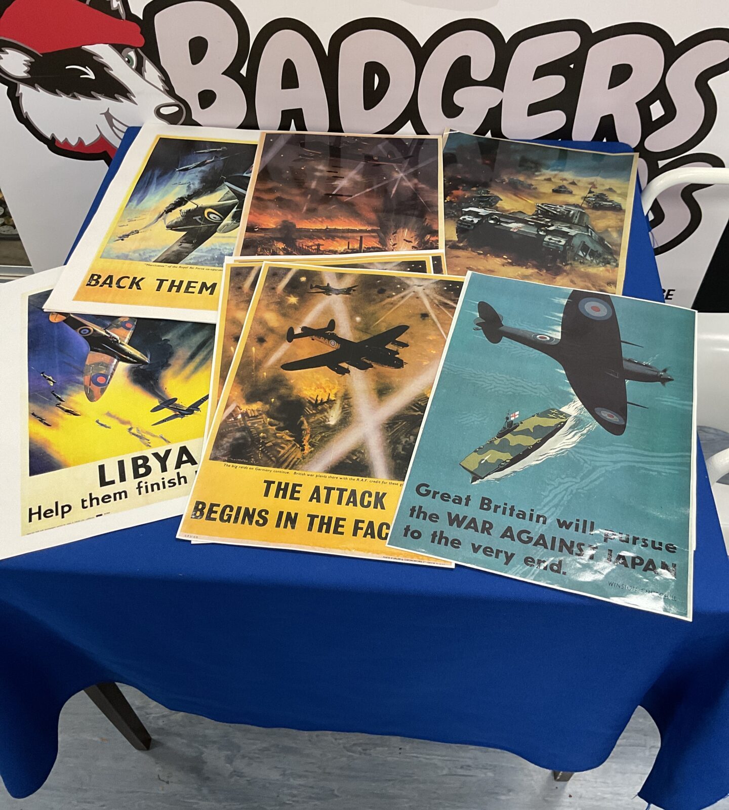 Collection of reproduction wartime posters
