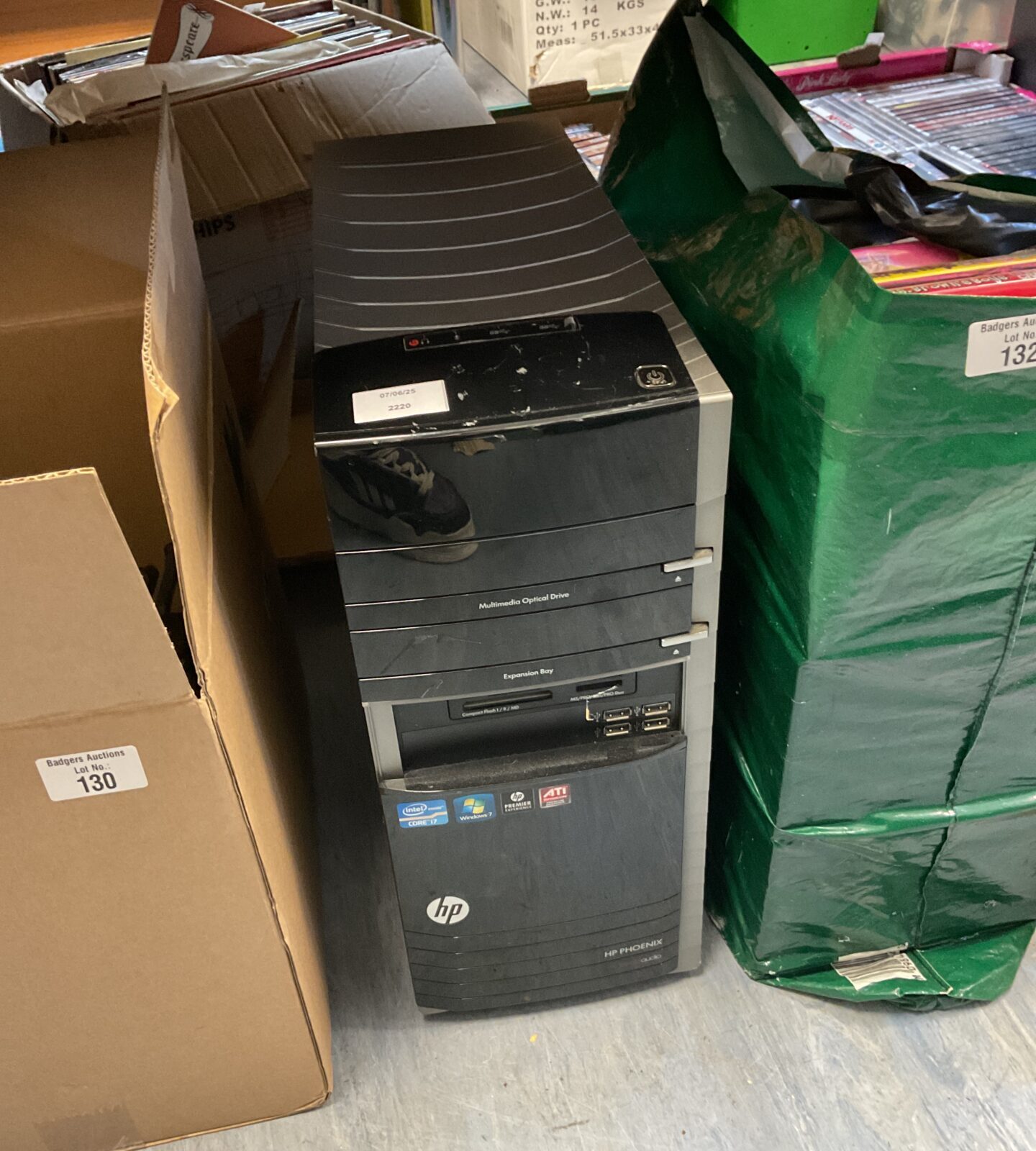 Hp prodesk intel i7 desktop computer