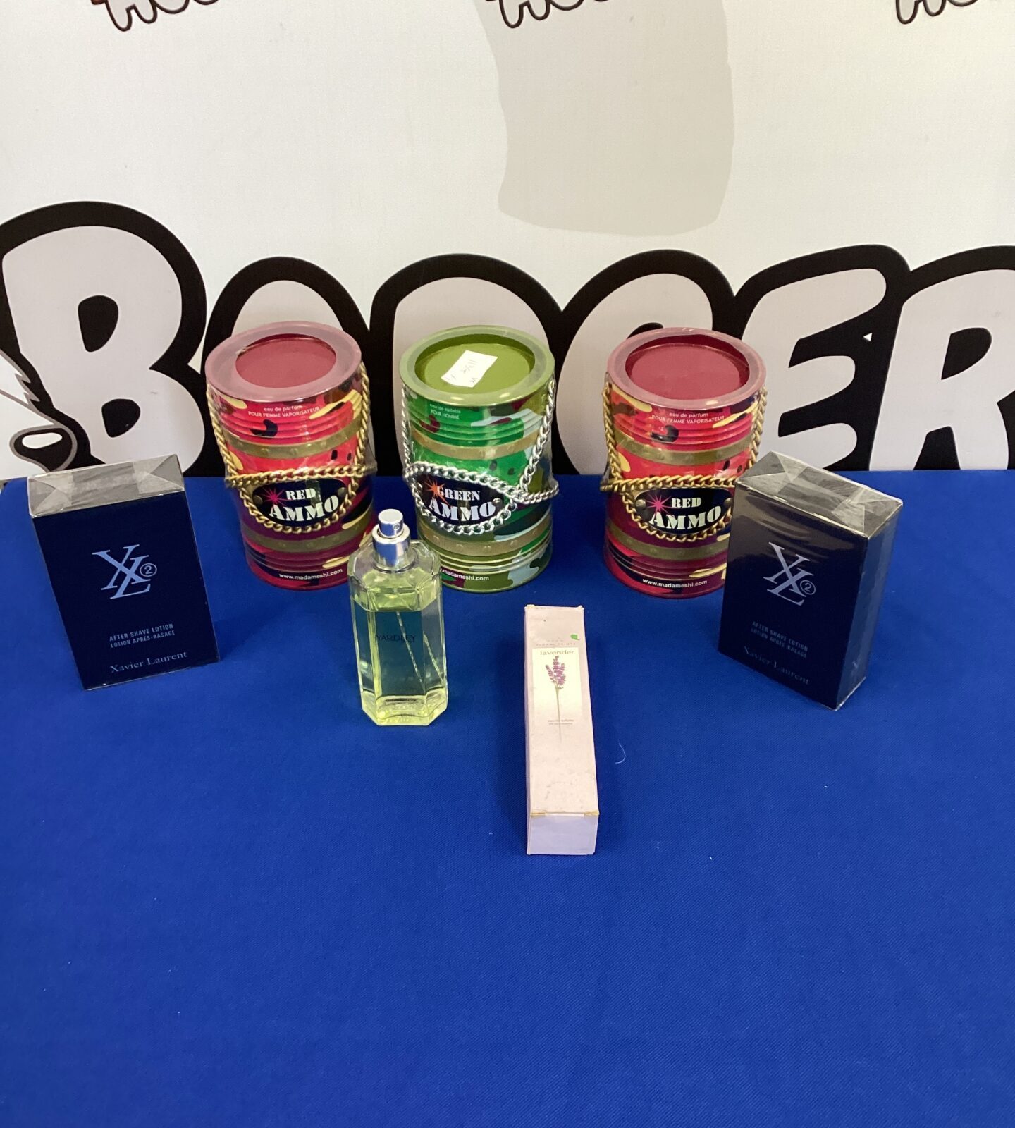 Selection of aftershaves and perfumes inc XL