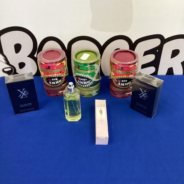 Selection of aftershaves and perfumes inc XL