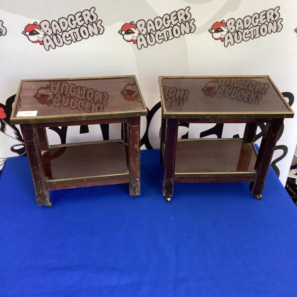 Two apprentice piece Mini drinks Trollies