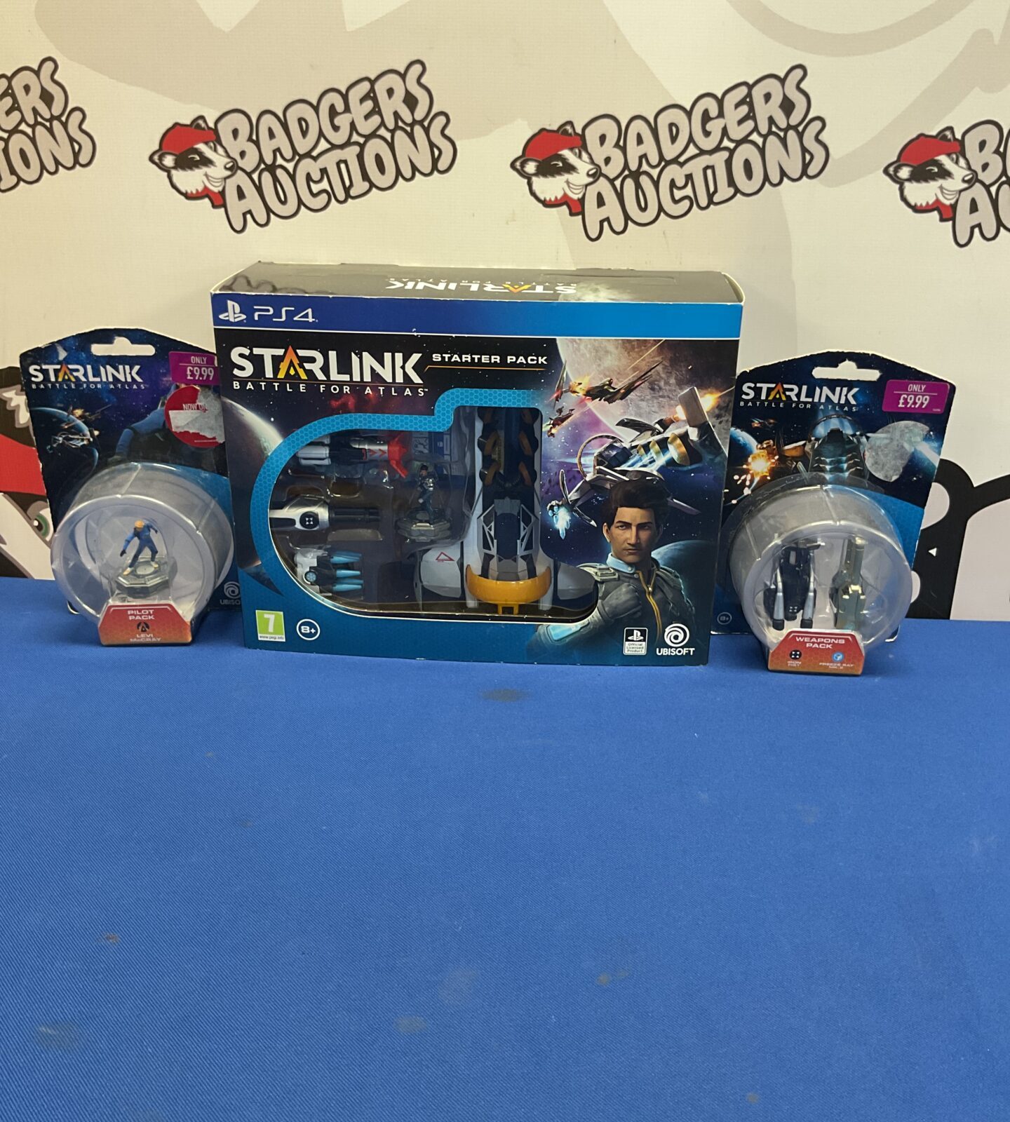 Ps4 Starlink Battle For Atlas Starter Pack With Weapon and Pilot Pack