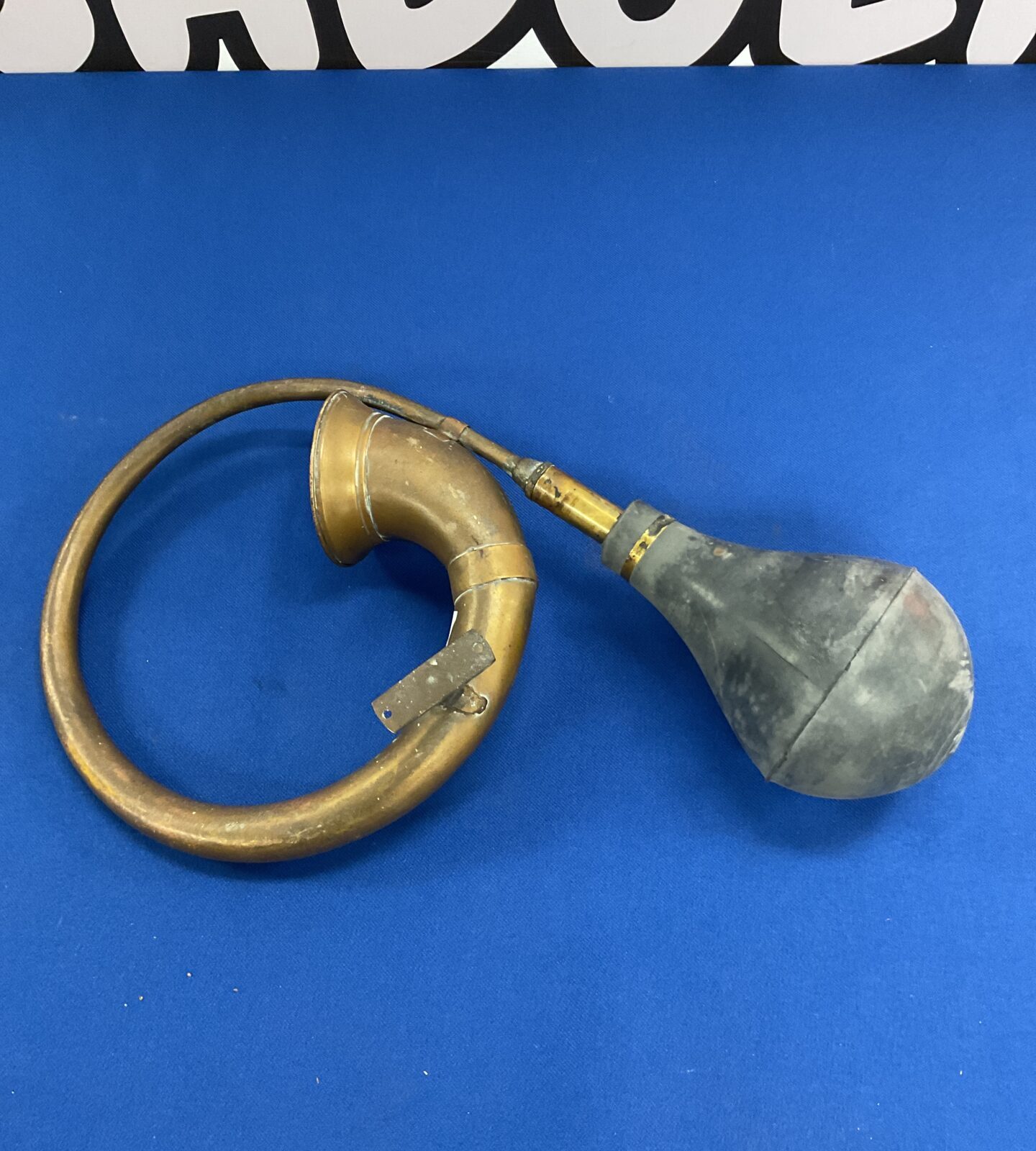 Vintage brass classic car horn