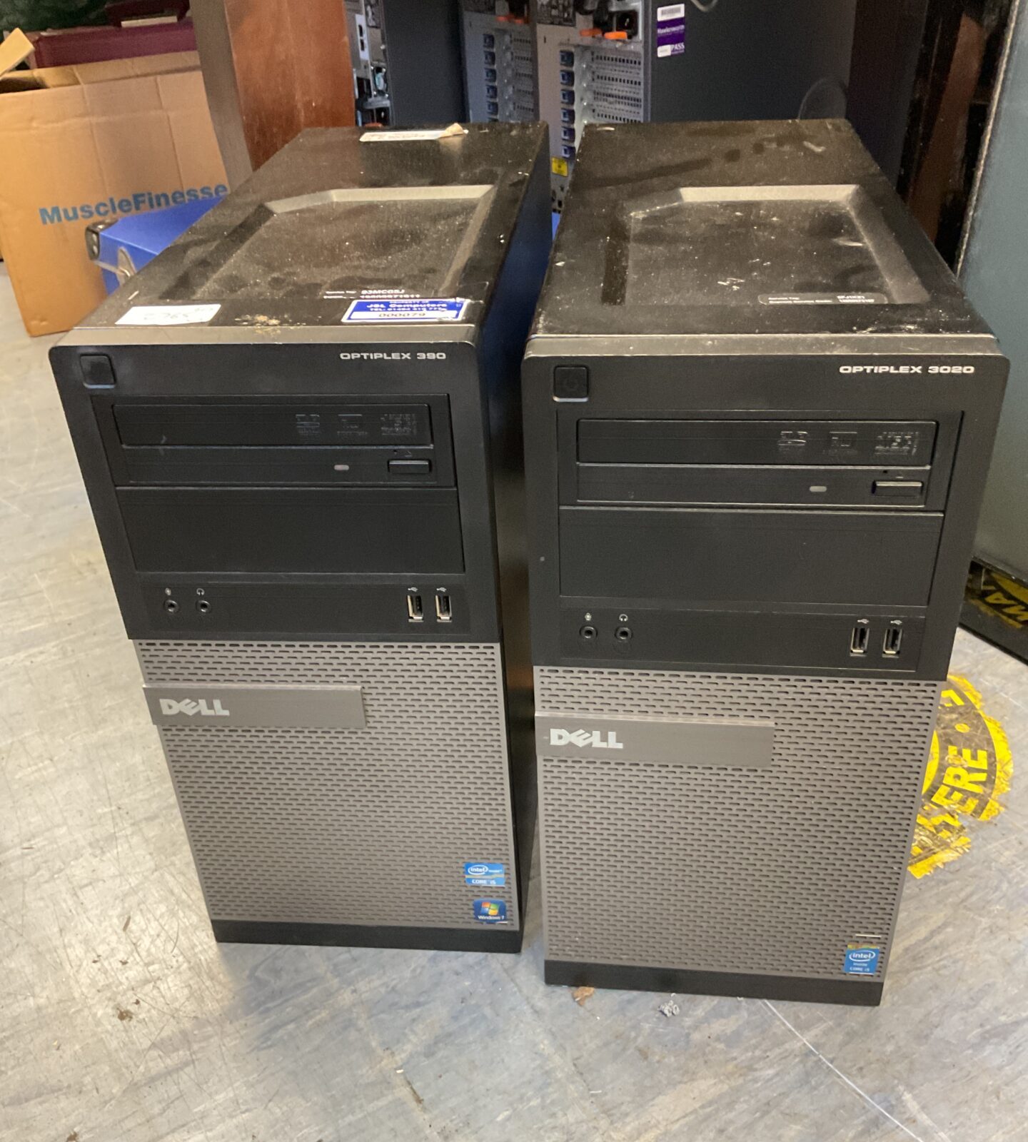 Two dell optiplex 390 & 3020 intel core i5 computers