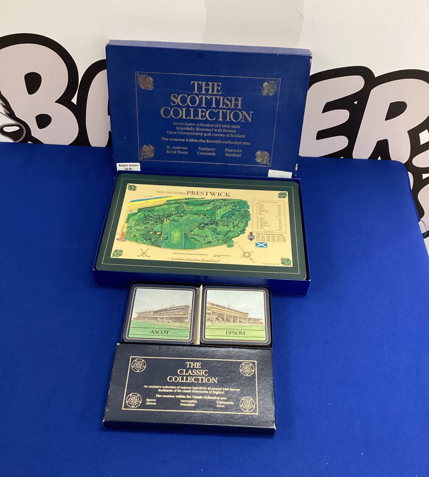 The Scottish and Race Courses Collection table mats