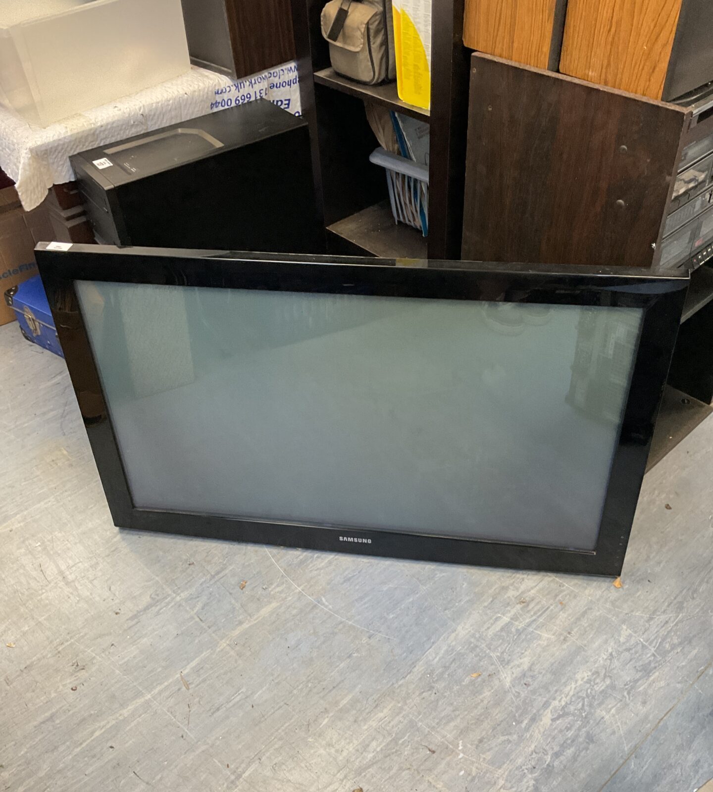 Samsung 40 hd plasma tv working no remote