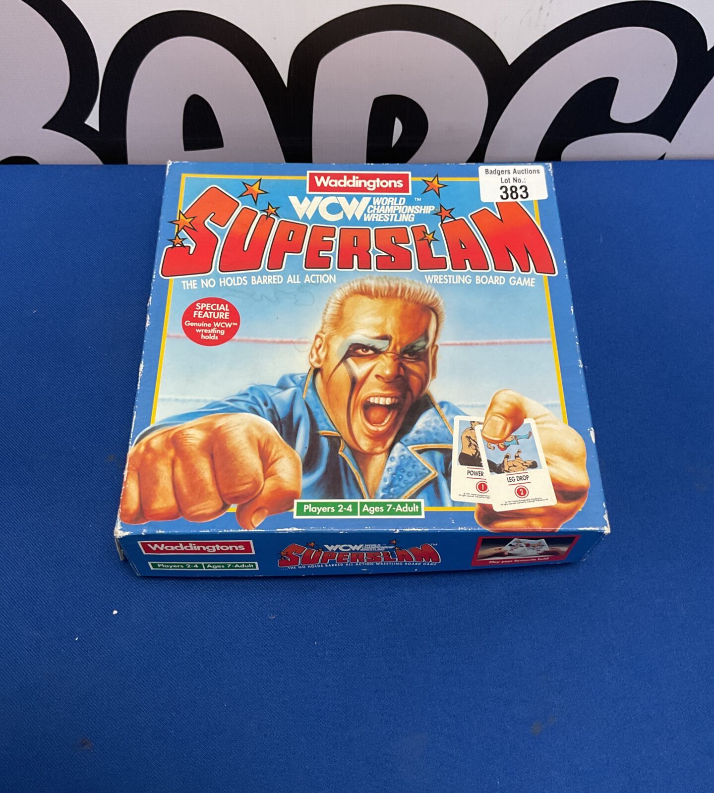 Retro Waddingtons WCW Superslam Board Game