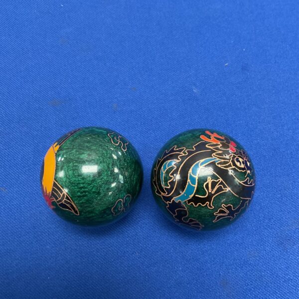 Pair of chinese bell stress balls