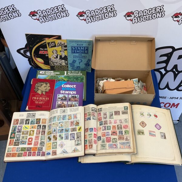 Collection of stamps in albums & loose