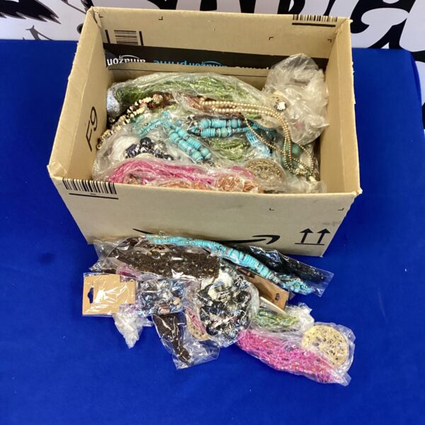 Box of costume jewellery