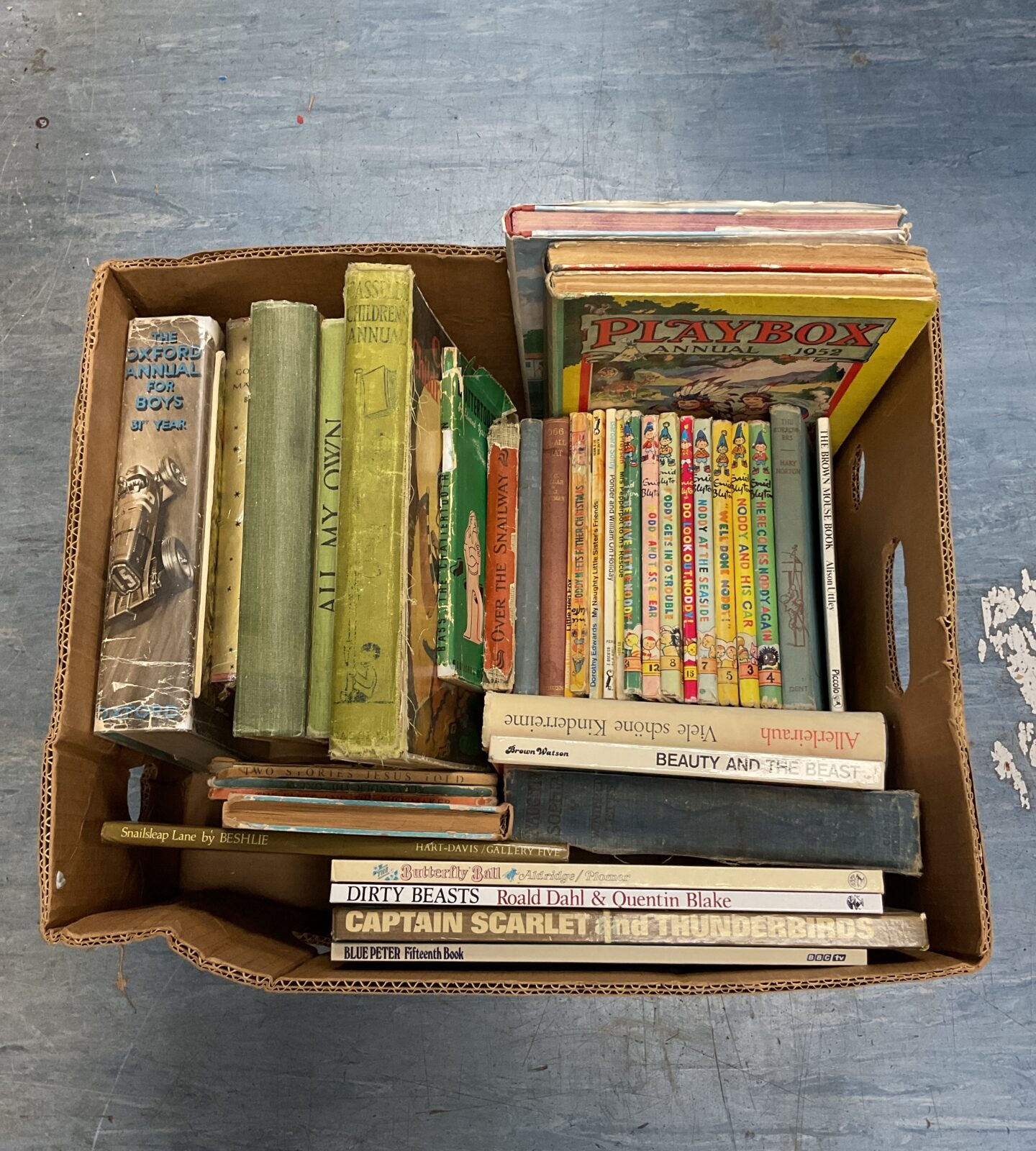 Collection of vintage children’s books including enid blyton