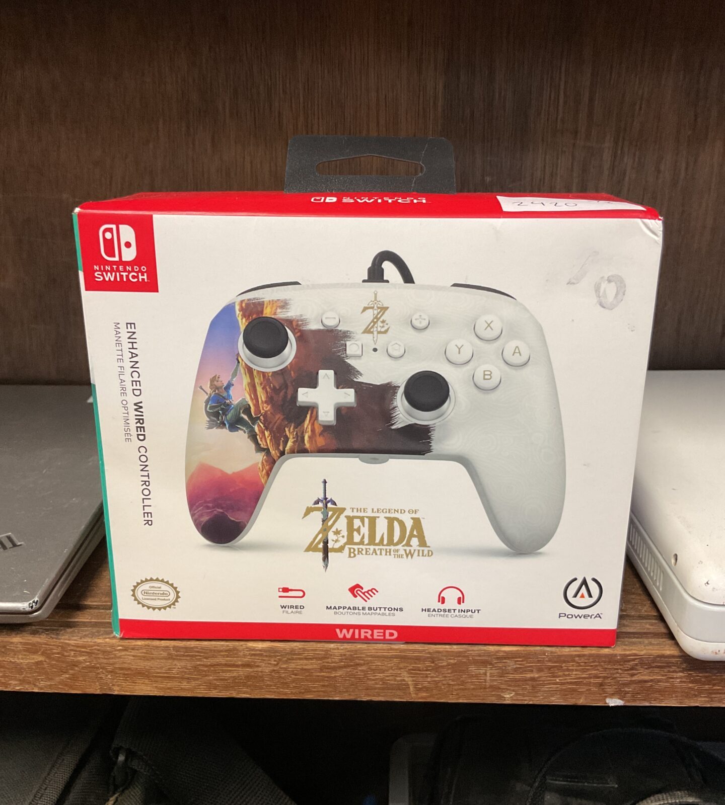 New Nintendo switch legend of zelda breath of the wild power A controller