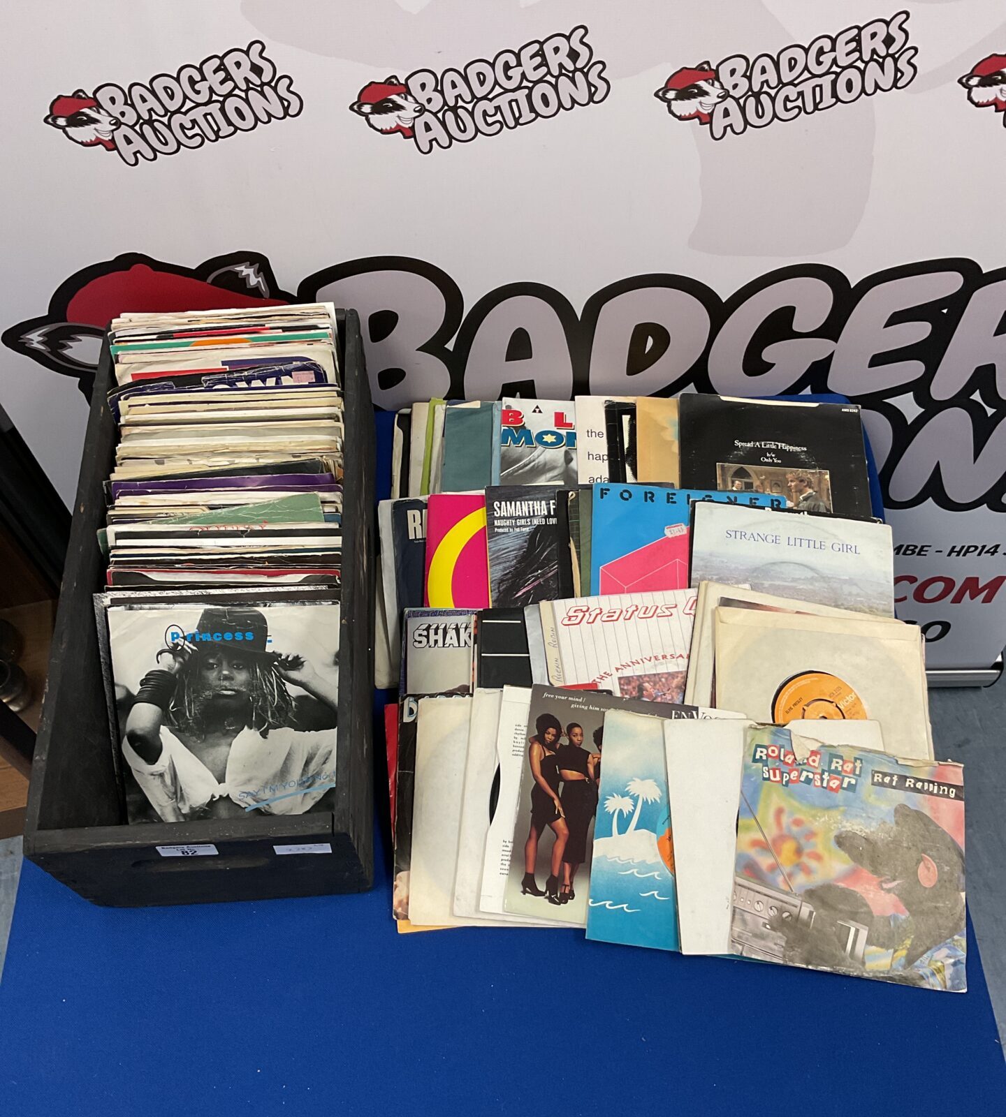 Collection of 7” single vinyl records