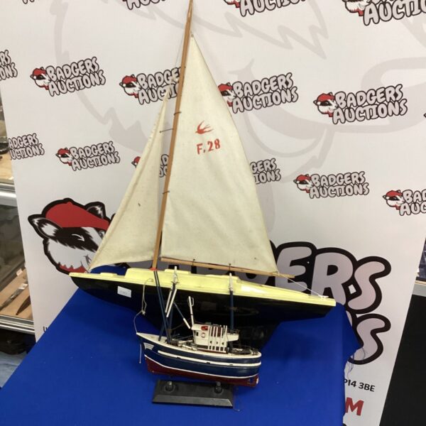 Model boat and Yacht