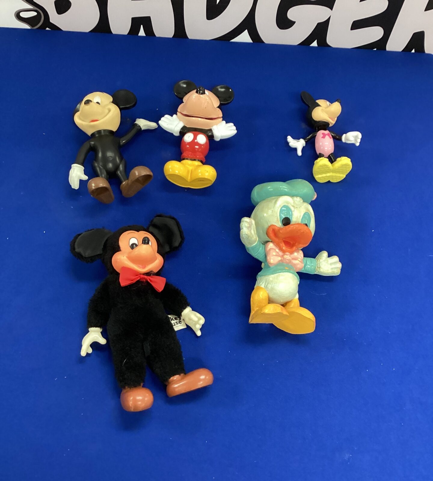 vintage Disney Mickey Mouse , minnie & donald duck Toys