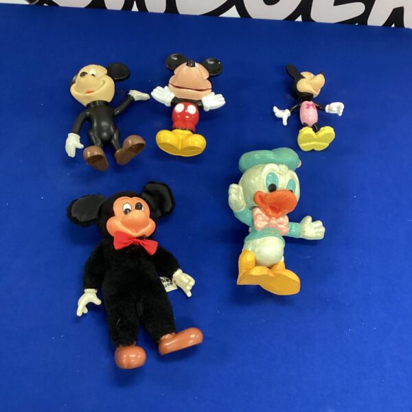 vintage Disney Mickey Mouse , minnie & donald duck Toys