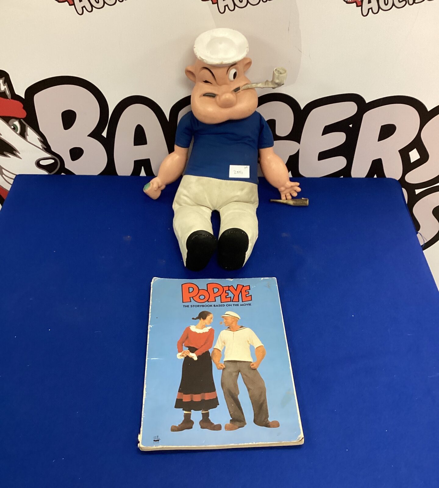 Popeye Puppet and book