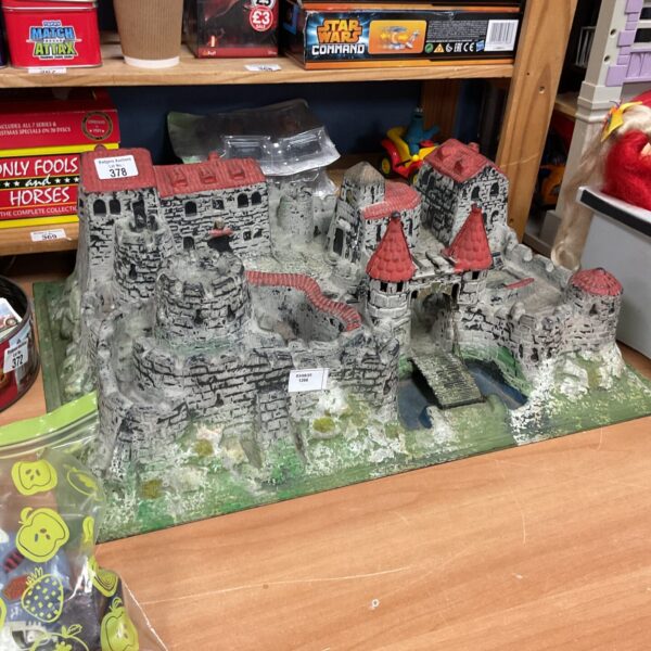 Vintage medieval castle playset