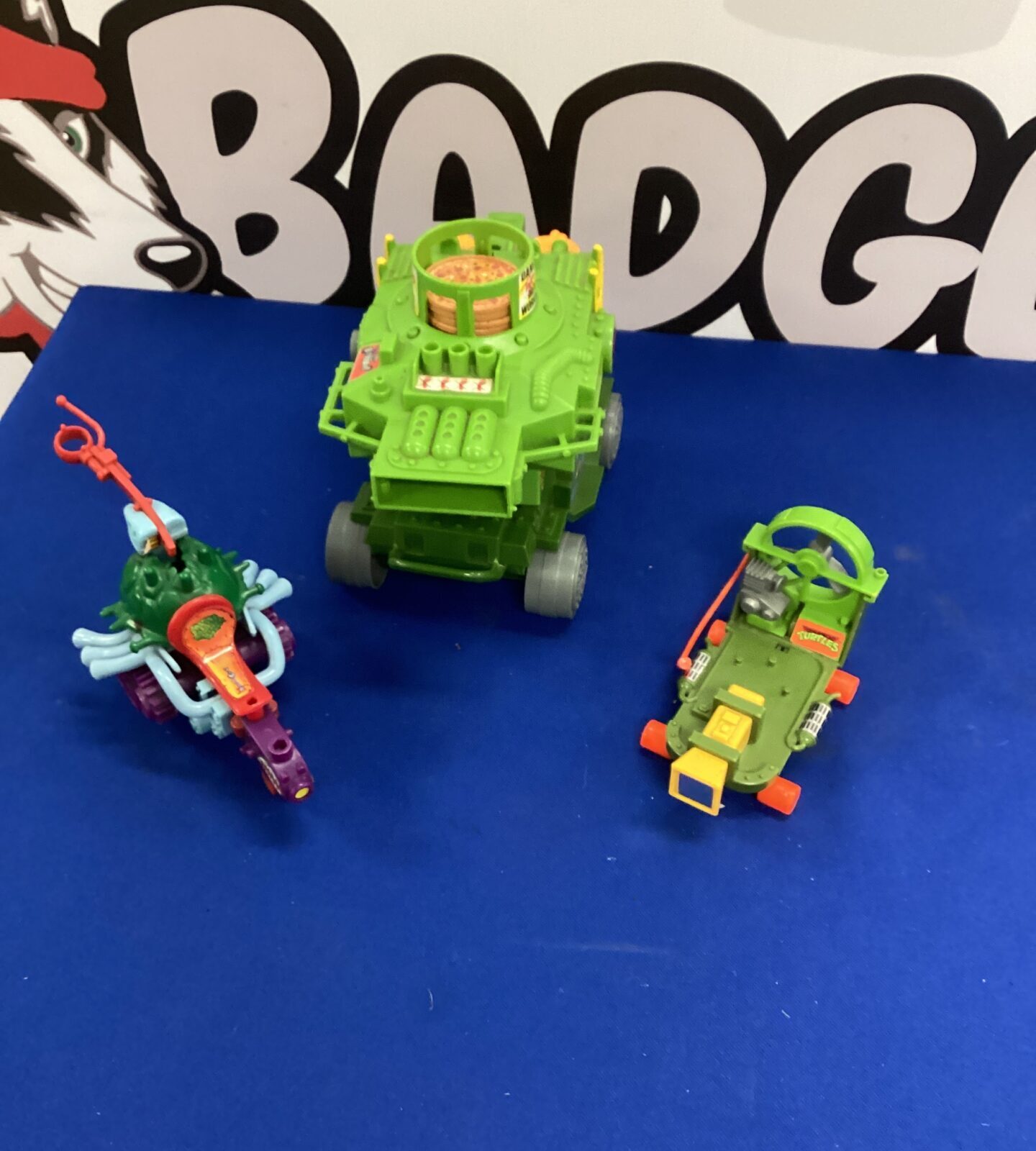 Three Muntant Turtles Toys