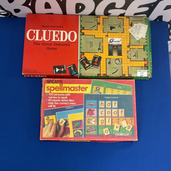 Two vintage board games inc cluedo