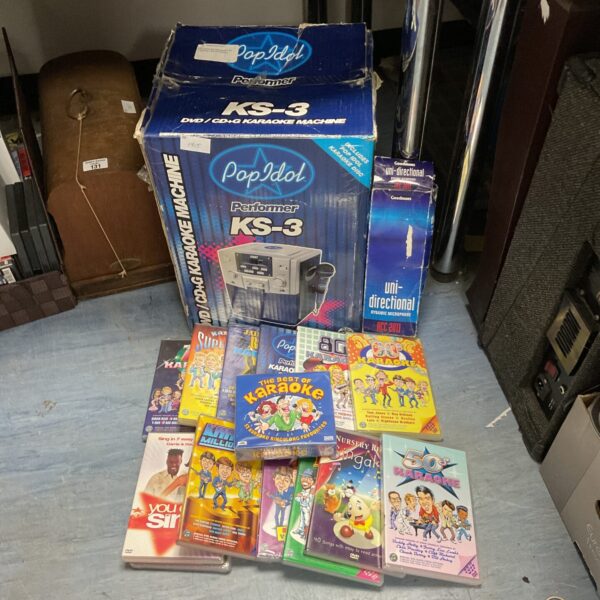 Pop idol performer dvd cd karaoke machine