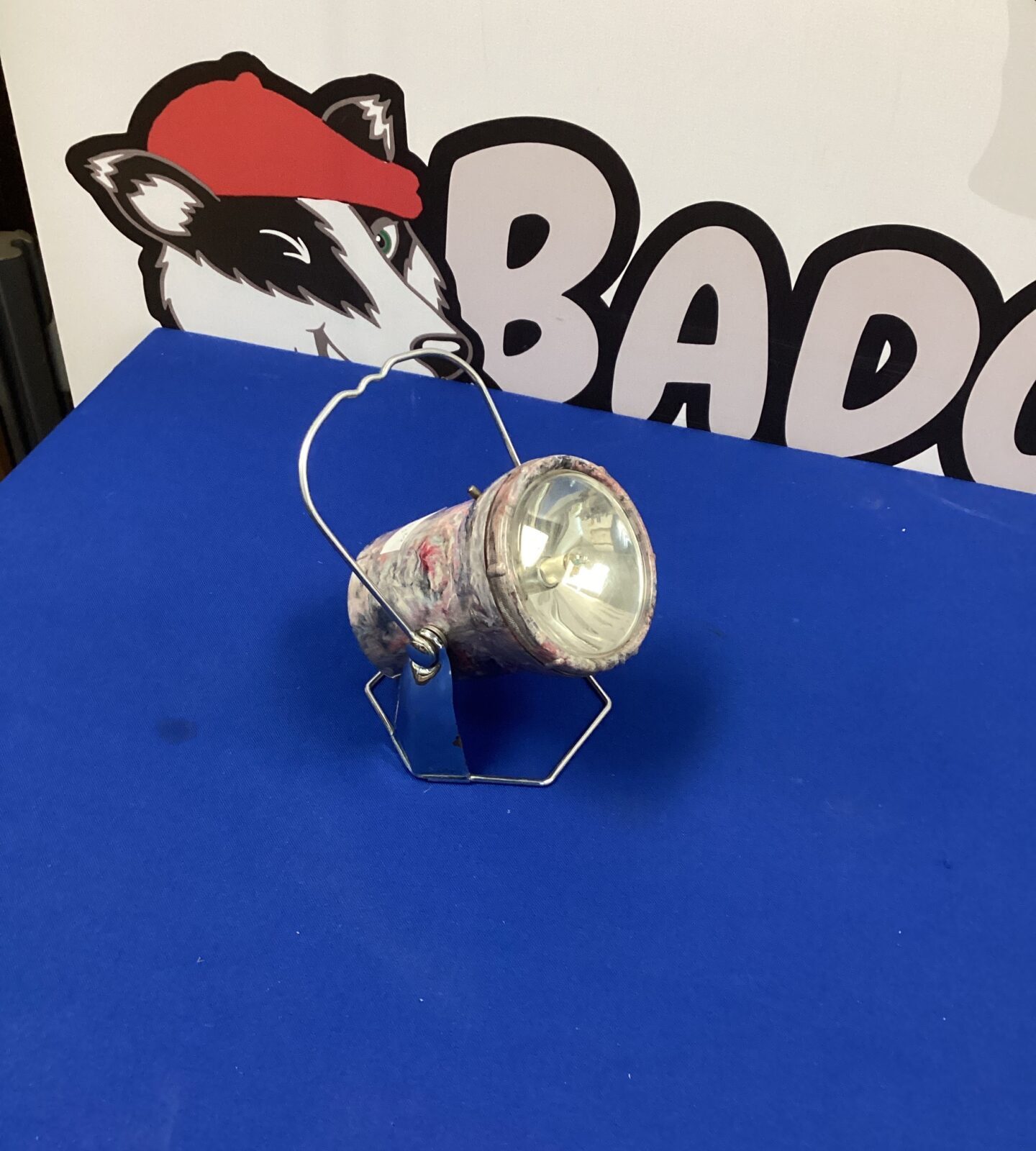 Retro Marble effect Flash Lamp