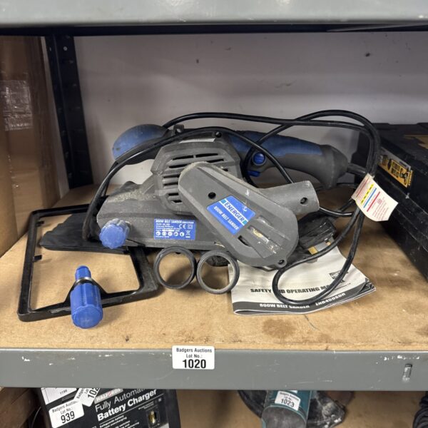 Energer enb459sdr 800w belt sander with accessories & manual