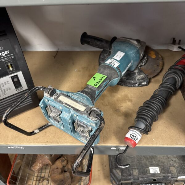 Makita cordless disc cutter body, power tool for cutting materials.