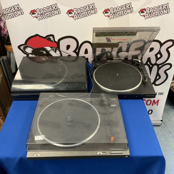 Three turntables including technics sl-b210 & pioneer pl-x303