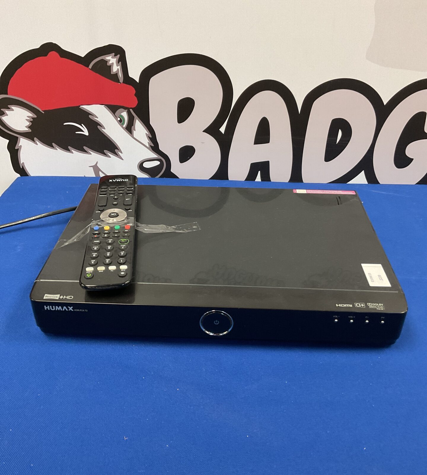 Humax hdr-fox t2 with remote