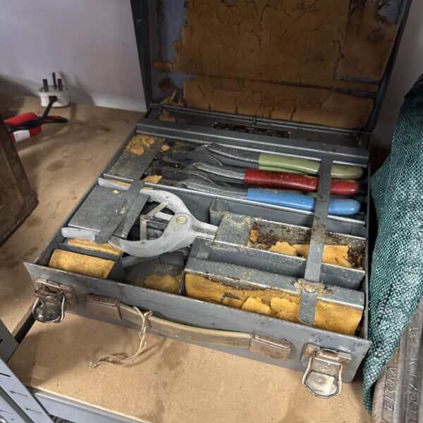 Vintage hellerman cable crimping mk2 tool set