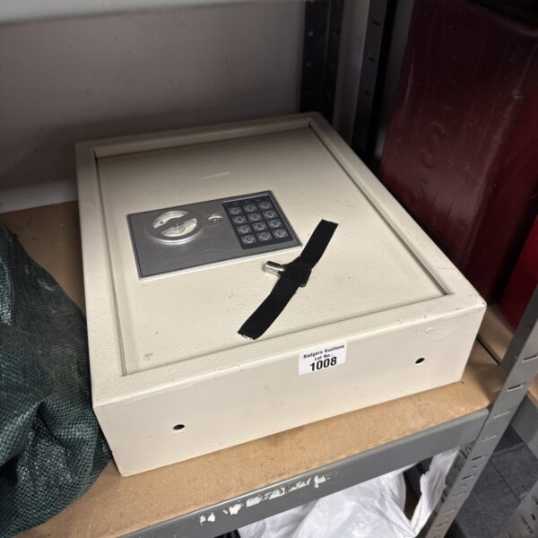 Digital key wall safe with key