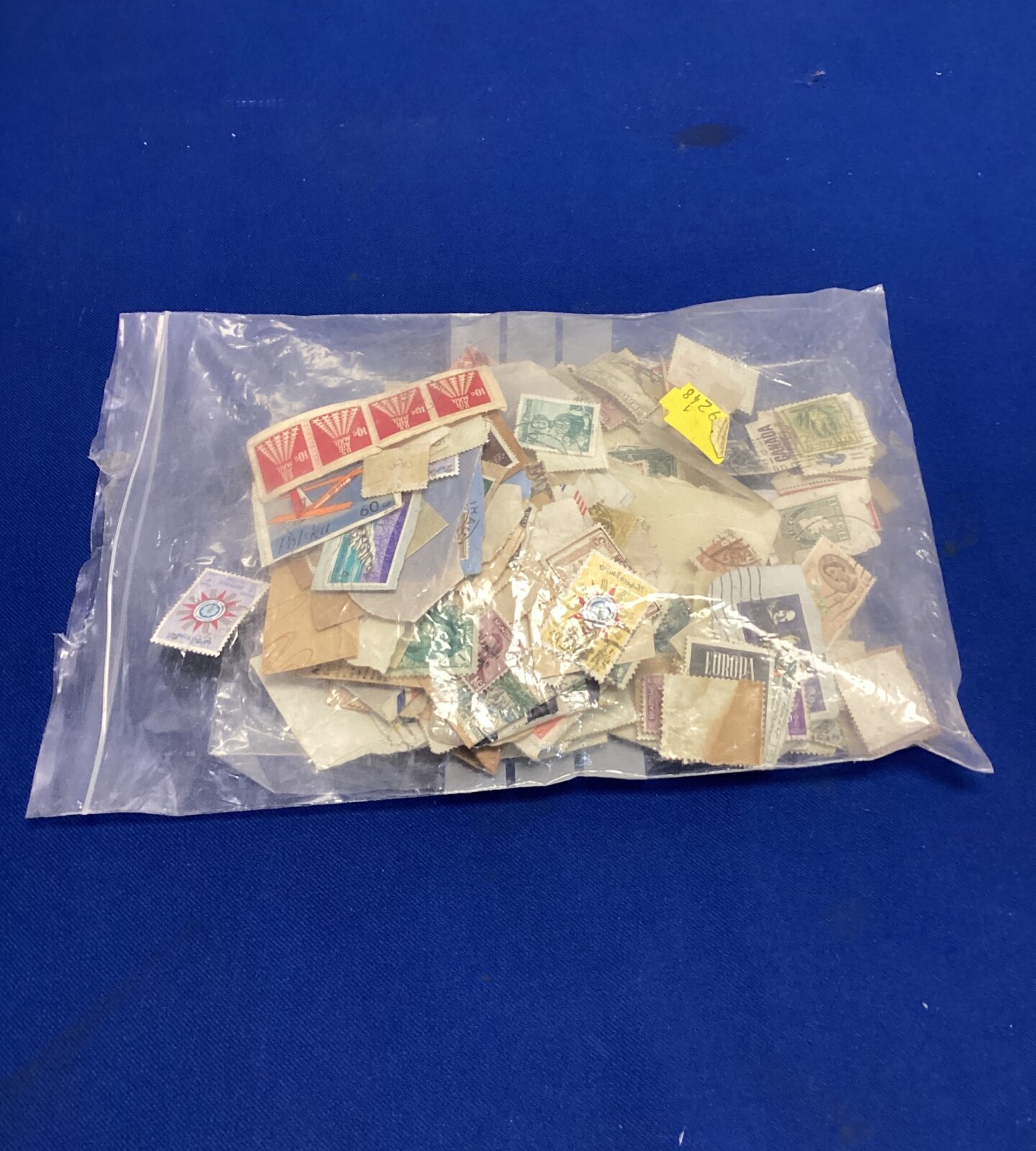 Bag of vintage stamps