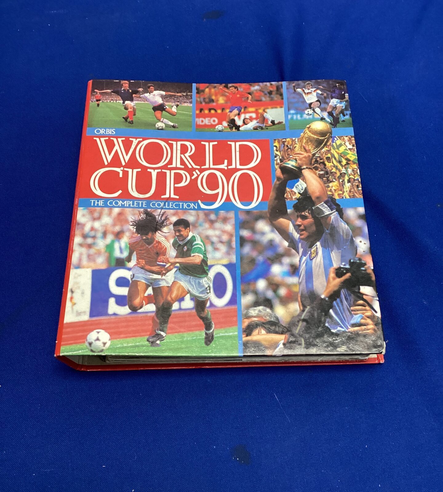 Orbis world cup 90 collection binder with albums